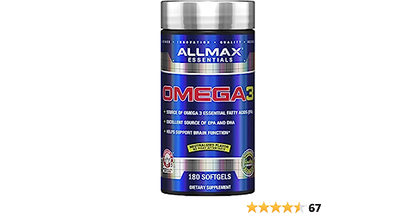 Omega 3 Concentrado Allmax Nutrition Suplementos Nort